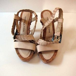 ISABELLA FIORI heels sandals summer NWOT